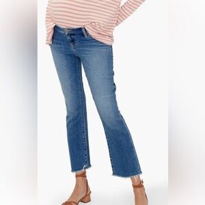 Hatch Under the Bump Crop Maternity Jeans Size 27
